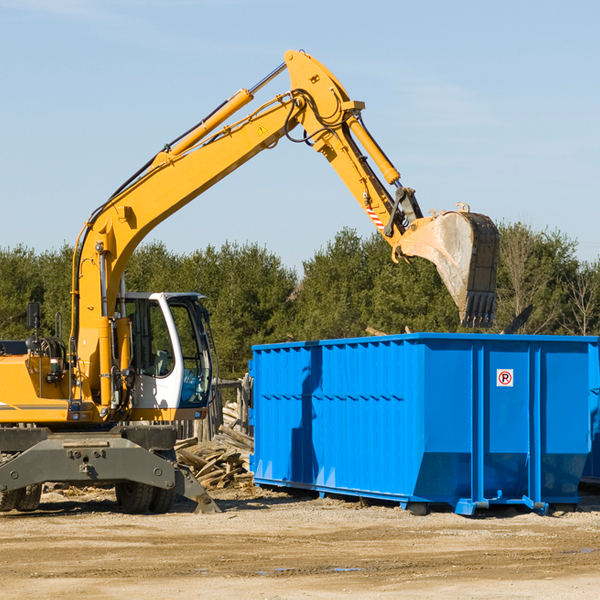 what size residential dumpster rentals are available in Empire Wisconsin